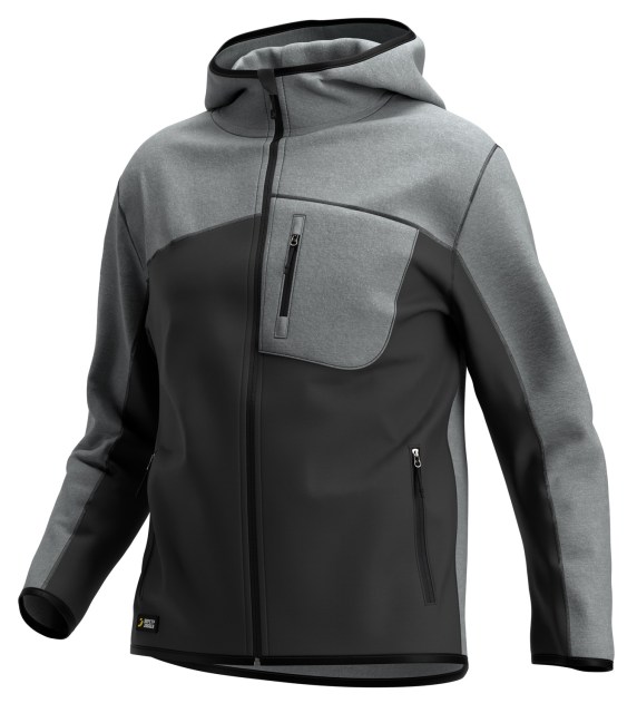 jakna sweathshirt s kapuljačom Safety Jogger Oak Dgrey-Lgrey